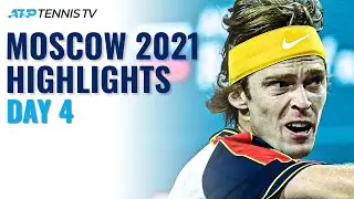 Rublev Takes On Mannarino; Karatsev vs Gerasimov & Simon vs McDonald | Moscow 2021 Highlights Day 4