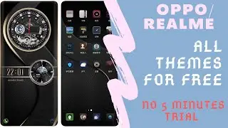 Oppo & RealMe Theme Store Free Theme Download | Fix 5 Minutes Trial Permanently | English Tutorial