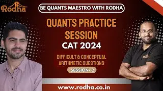 Quants Practice Session - 2 I CAT PREPARATION 2024 I QUANTITATIVE APTITUDE PREPARATION