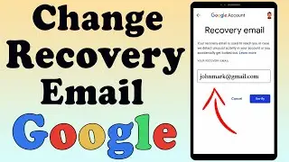 How to Change Recovery Email on Google  ||  Change google recovery Email  ||  Update Recovery Email