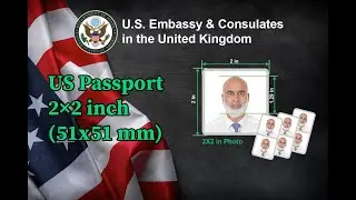 how to get US passport photo 2x2 inches