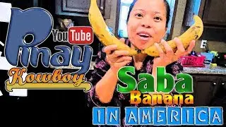 Saba (Banana) in America for Banana Que, Turon, aka Banana Lumpia and just to cook and eat.