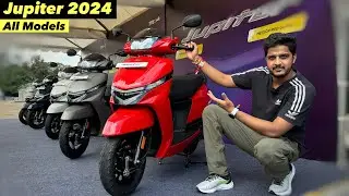 Tvs Jupiter 110cc New Model 2024 All Variants: Base To Top Detailed Video !! Price ?