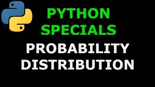 Python Specials #1 - Probability Distribution Function