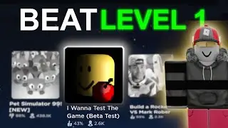 How To Beat Level 1 on I Wanna Test The Game roblox (2023).