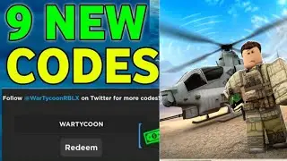 VIPER⚡WAR TYCOON CODES SEPTEMBER 2024 | ROBLOX WAR TYCOON CODES 2024