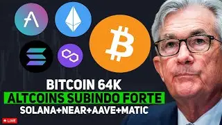 BITCOIN HOJE : SOLANA + MATIC POLYGON + AAVE + ANÁLISE CRIPTOMOEDAS!