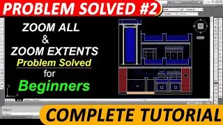 AutoCAD Problems & Solutions || AutoCAD Zoom Out Problem || Autocad Regenerating Model Problem