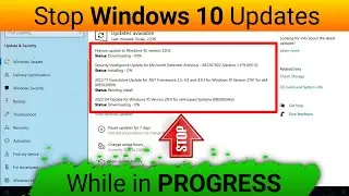 How to Stop Windows Update While in Progress - Windows 10/11