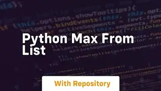 python max from list