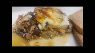 MUSAKA OD PLAVOG PATLIDŽANA - BLUE EGGPLANT MOUSSAKA