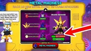 *NEW* NEO METAL SONIC EVENT IN SONIC SPEED SIMULATOR!!