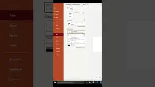 How to use print selection in MS power point