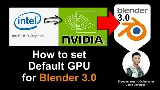 How to set default GPU for Blender 3.0 if you have two? Full Tutorial