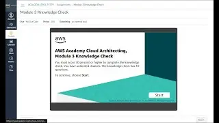 Module 3 Knowledge Check | AWS Academy Cloud Architecting | Adding a Storage Layer