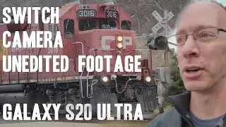 Unedited Train Footage using Switch Camera on Samsung Galaxy S20 Ultra