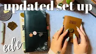 Updated Traveler's Notebook Set Up / Wallet | why I left passport size & never looking back