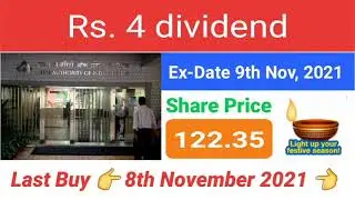 High Dividend Paying Stocks || Sail Share Dividend 2021 || Dividend Stock Under 200 Rs || SAIL