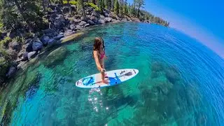 Stand Up Paddleboarding Living in a Four Wheel Truck Camper