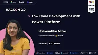 Low Code Development with Power Platform with Haimantika Mitra