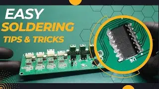 Learn Soldering SMD Components | Tricks and Tips