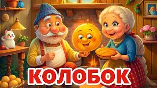 Детская аудиосказка КОЛОБОК с хорошим концом. Сказки для малышей.