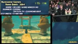 Legend of Zelda: The Wind Waker HD :: Live SPEED RUN (4:35:29) by Cosmo #AGDQ 2014