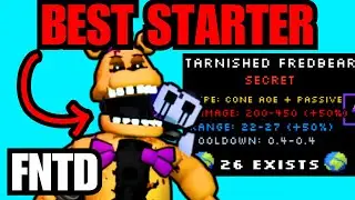 Exclusive TARNISHED FREDBEAR Showcase in Five Nights TD (FNTD)