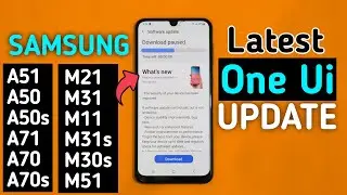 New Software Update for Samsung Galaxy | For A50,A21s,A70,A71,A20,A30,A10,A70s,A50s,M21,M31,M10,A31