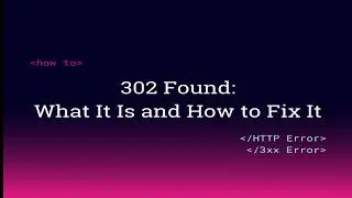 302 error code :- Watch full Details ! http error code 302 ! 302 status code ! 302 code