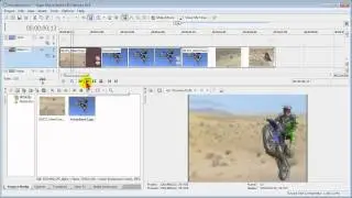 Creating stop motion or freeze frame in Sony Vegas