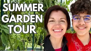 Garden Tour, Surprises & No Dig Bed Update