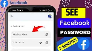 How To CHECK  Your FACEBOOK PASSWORD" 2023 |  Forgot Password