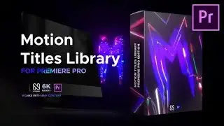 Motion Titles Library for Premiere Pro | Free Download Premiere Pro Templates