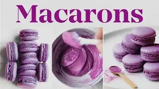 Dreamy Violet Macarons | HOW TO MAKE FRENCH MACARONS | No-Fail Recipe