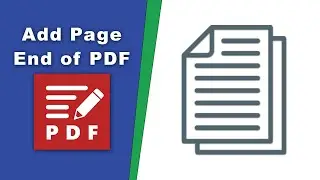 How to add pages end of the pdf document in PDF-XChange Editor