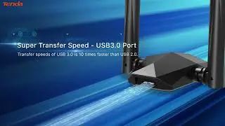 Tenda U18a AX1800 Wi-Fi 6 Dual-Band Powerful Signal USB Adapter