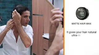 How to Use Hair Stylin Matte Wax For Men / Daily Hair Care Routine for Your Hair / Ultra Compact Men