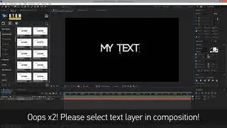 Text Presets | Atom | Adobe After Effects template Free download project