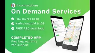 On Demand Services App Template -Elegant Theme - Services Flow