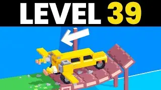 Fancade Drive Mad - Level 39 (Runway) Gameplay Walkthrough