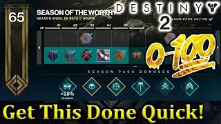 How to Level up Season Pass as Fast as possible Season of the Worthy Destiny 2