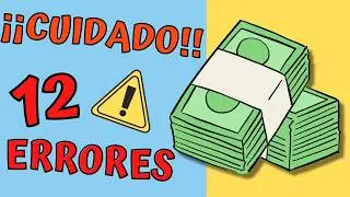 ⚠️12 ERRORES FINANCIEROS que te hacen POBRE🛑