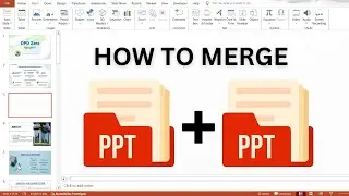 How to Merge 2 slides in PPT