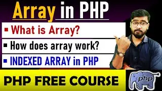 PHP Tutorial - Array in PHP | PHP Array Tutorial | php tutorial for beginners 