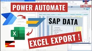 Mit Power Automate Daten von SAP nach Excel exportieren [deutsch]