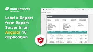 How to Load a Report from the Report Server to an Angular 10 Application