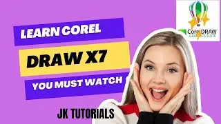 how to make flower design in Corel draw x7 |CorelDraw Tools  Hindi Tutorial JK TUTORIALS