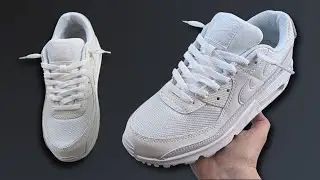 HOW TO LACE NIKE AIR MAX 90s (BEST WAY!)