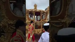 The newly-crowned King and a Queen return to Buckingham Palace in the Gold State Coach!